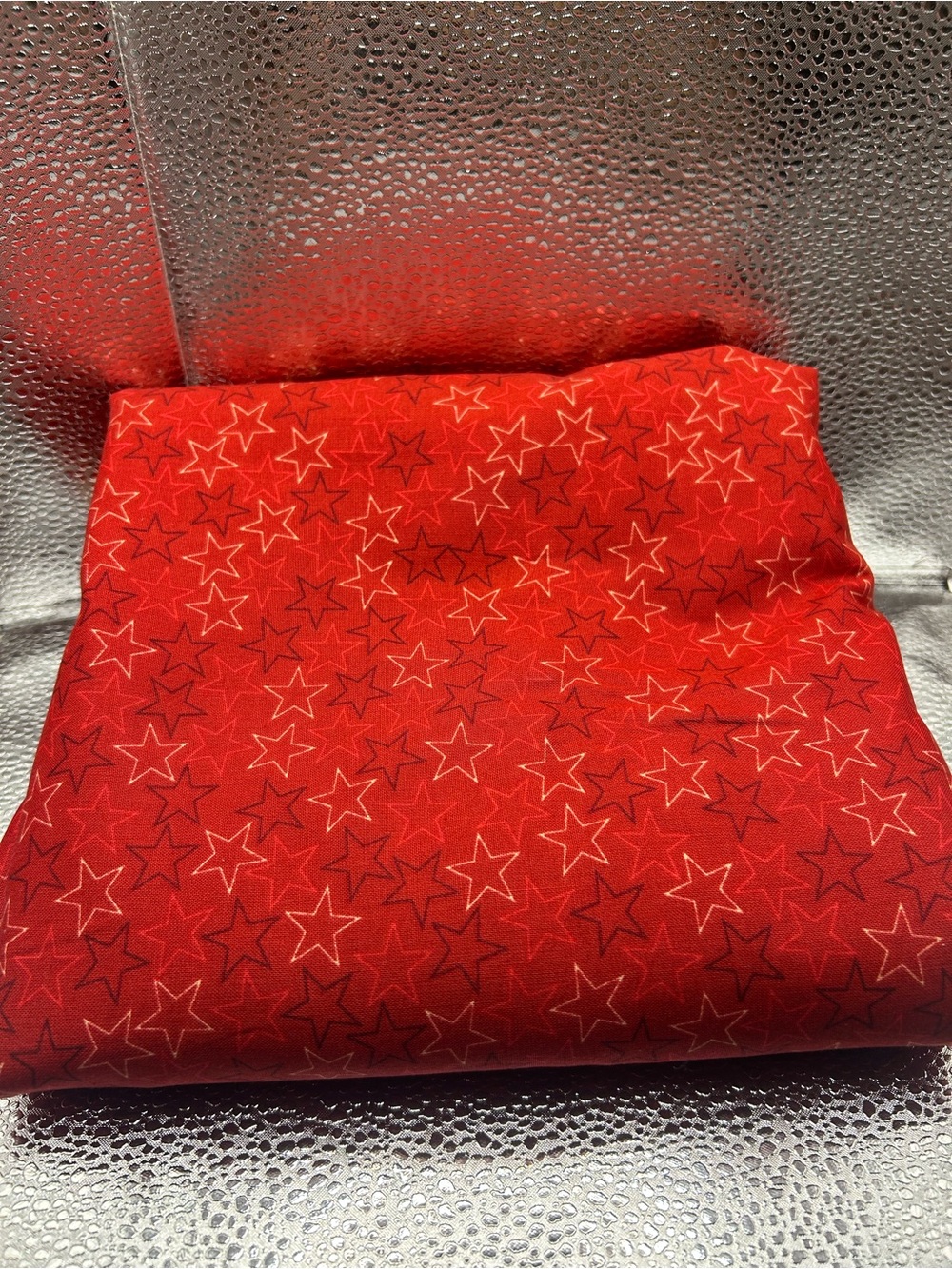 Brother Sister Design Studio Red Star Cotton Fabric By the Yard B18-SF-6RED